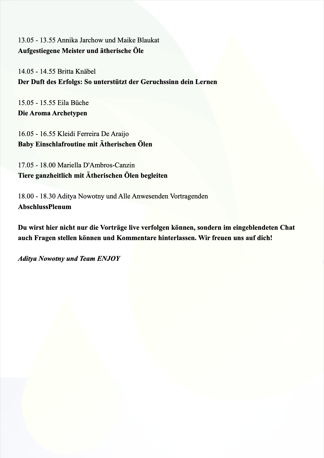 Programm April 2025 S2